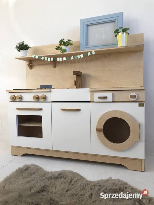 Kuchnia do zabawy z drewna dzieciZabawkowa Brzuśnik