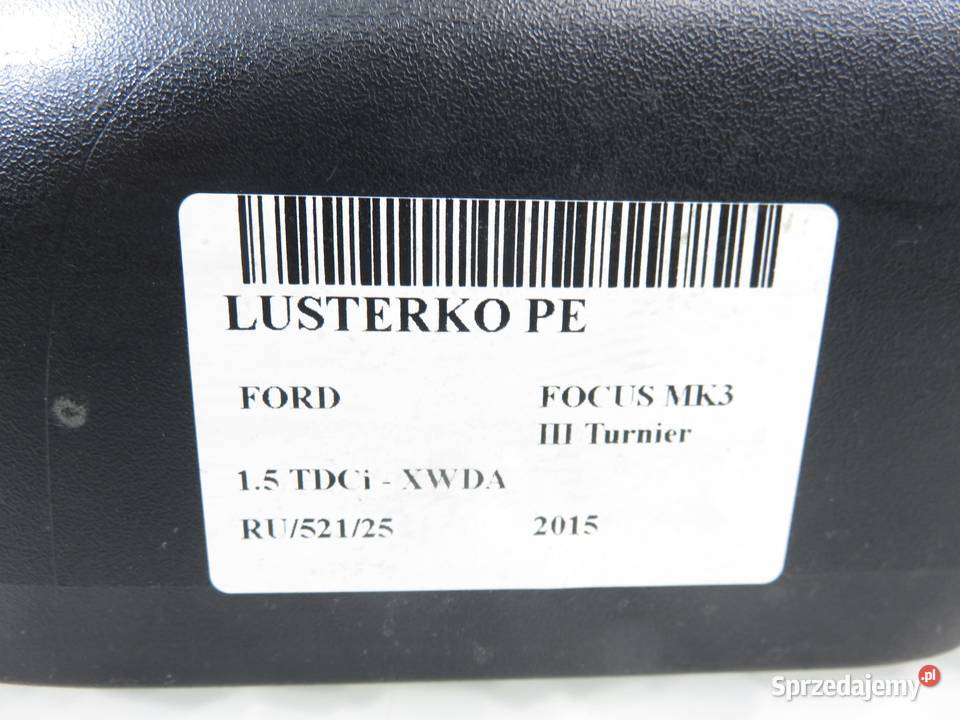 LUSTERKO PRAWE FORD FOCUS MK3 III LIFT 0F