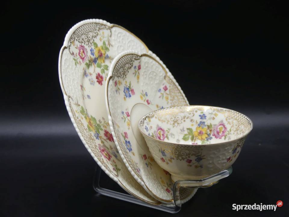 Komplet śniadaniowy Sorau Żary piękne ucho 1928 wielkopolskie Poznań