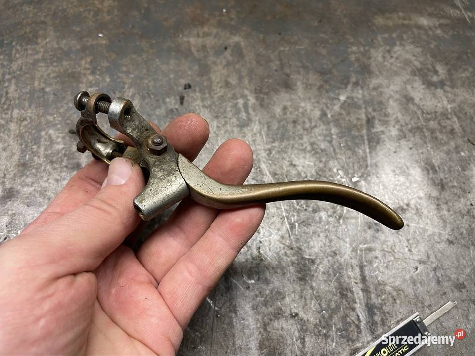 Dźwignia Stary motocykl odpreznik ssanie Złocieniec