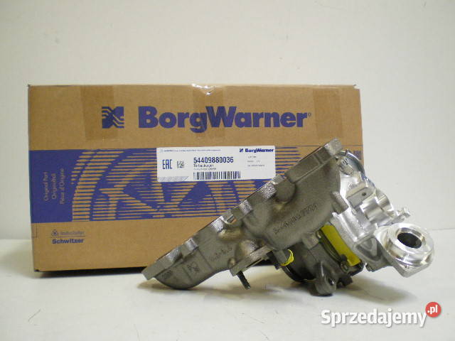Nowa turbosprężarka BorgWarner 54409880036 osobowe Siedlce sprzedam