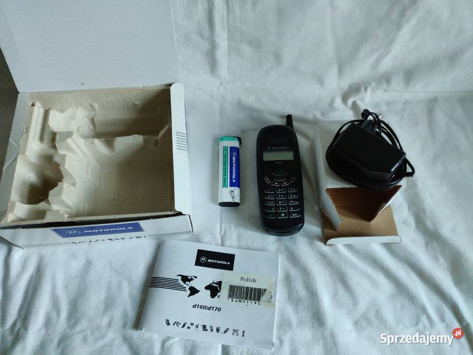 Motorola d160 piękny egzemplarz pudełko mazowieckie Warszawa