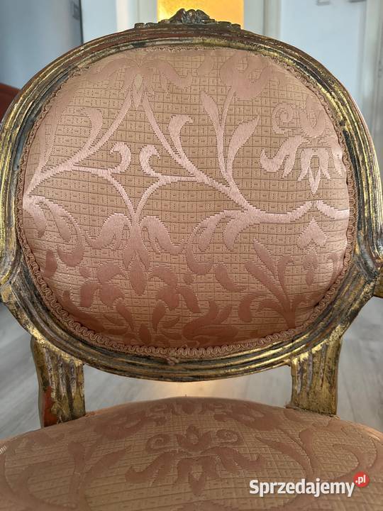 Fotel fotelik małej księżniczki antyk drewniany Bystrzyca Kłodzka