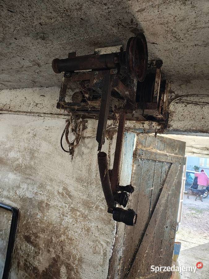 Zgarniacz linowy obornikawyciąg nieuszkodzony Wielki Klincz