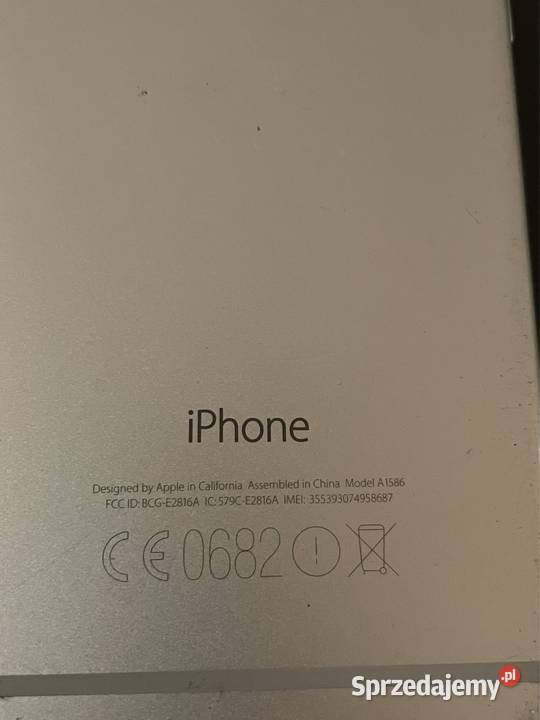 iPhone 6 A1586 64GB uszkodzony na części Apple / iPhone Nowa Sól sprzedam