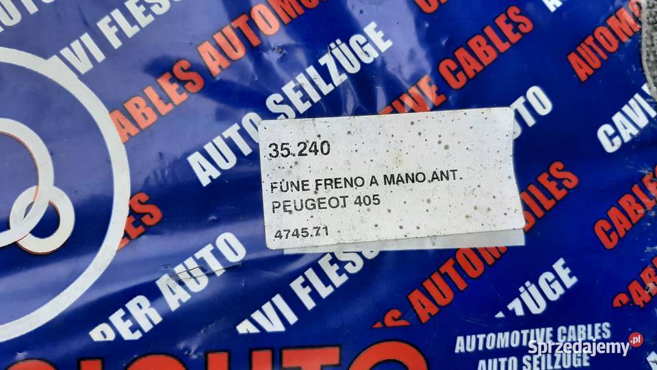 LINKA PODNOSZENIA MASKI NOWA PEUGEOT 405 osobowe Zamość