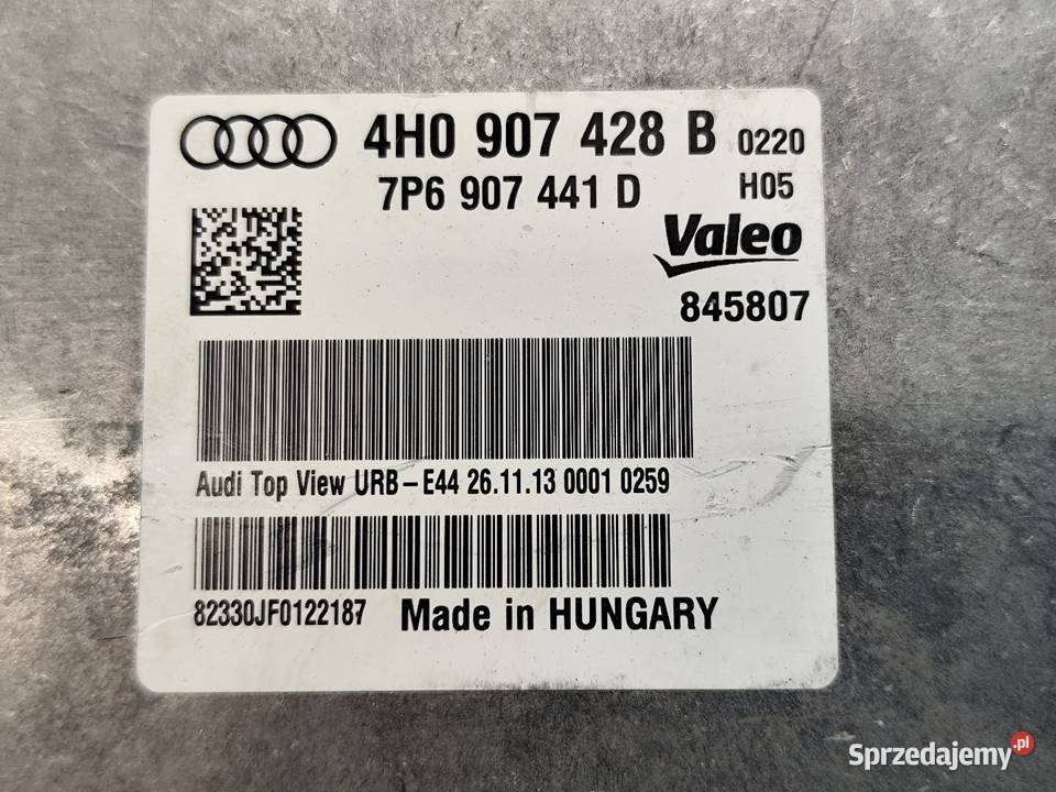 Audi A6 A7 A8 D4 Moduł Sterownik Kamer Kamery Komputery