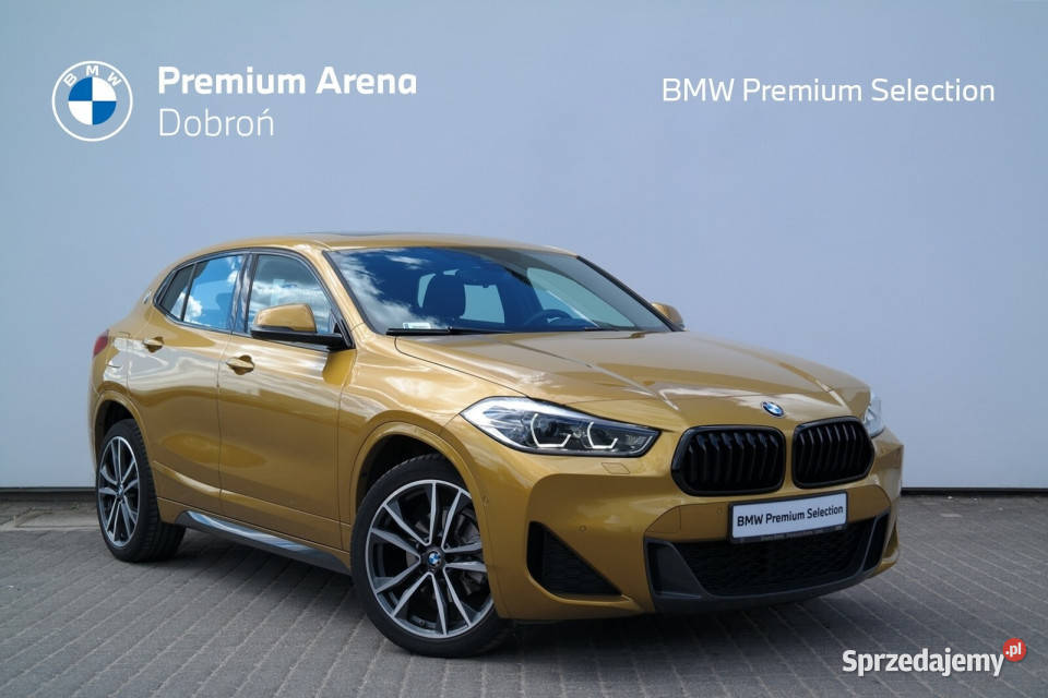 BMW X2 sDrive18i M Sport Galvanic Gold Panorama VAT marża Dobroń