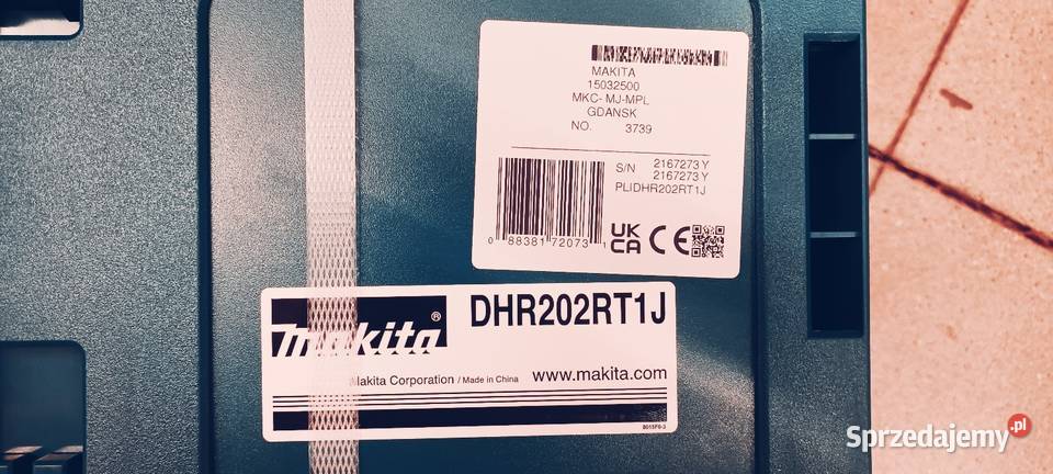 Młotowiertarka akumulatorowa Makita DHR202RT1J Dąbrowa Górnicza