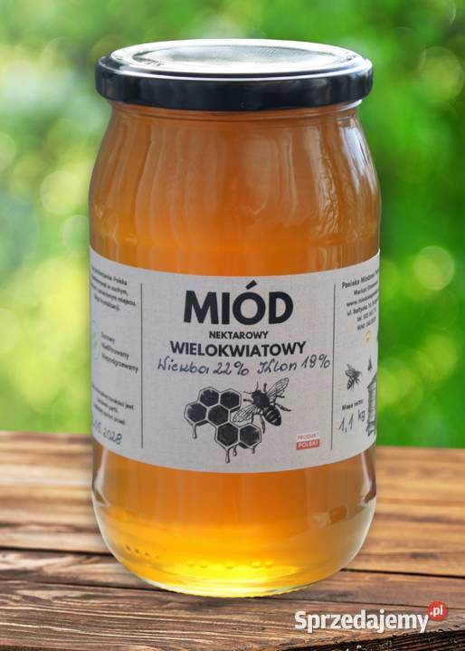 Miód wielokwiatowy 2025 RAW 11 surowy naturalny sprzedam