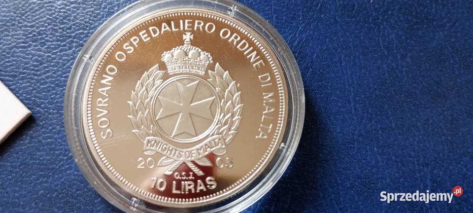 Stare monety Medal Jan Paweł II Zakon Maltański Lesko