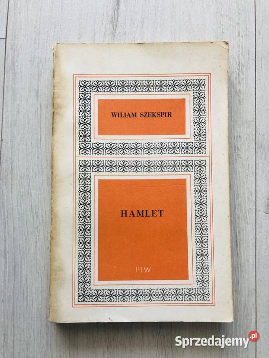Książka Hamlet  William Szekspir lektura