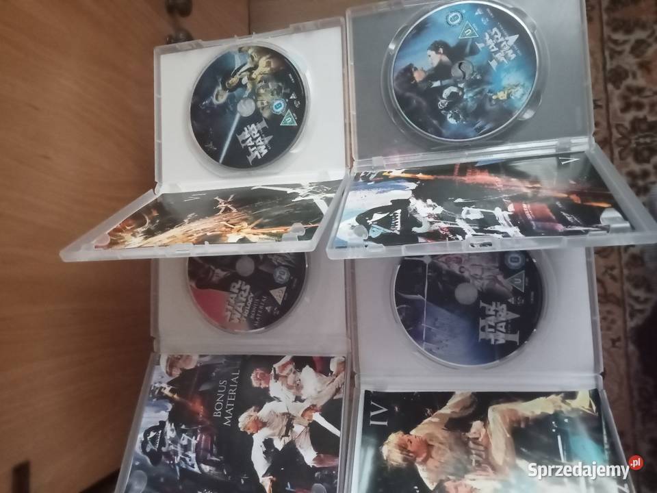 star wars dvd trylogia sprzedam