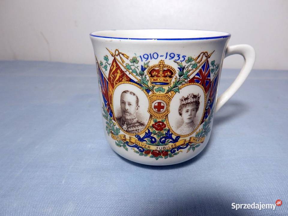 Koronacja George V na Króla Anglii JUBILEUSZ Antyki, Sztuka, Kolekcje Piła