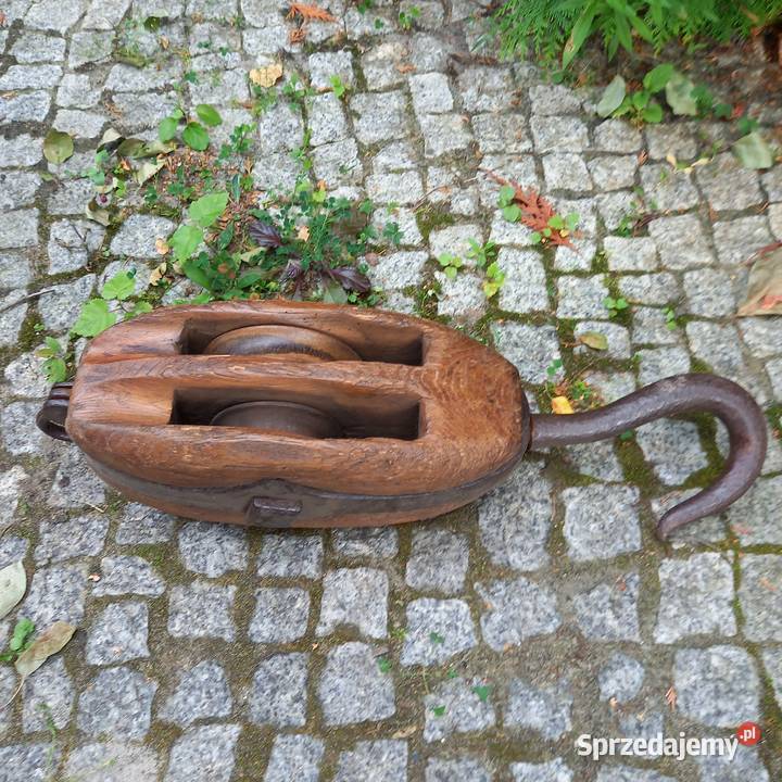 Marynistyka żeglarstwo duży blok linowy bloczek Warszawa