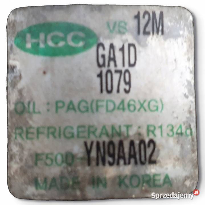 SPRĘŻARKA KLIMATYZACJI Kia Venga 14 16V Kompresory klimatyzacji Chełm