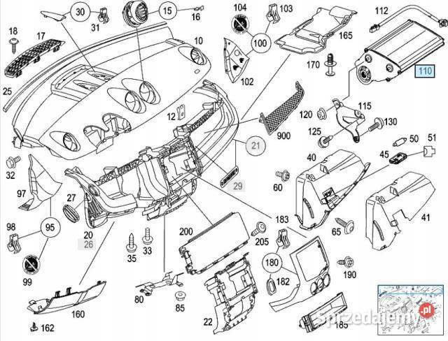 PODUSZKA AIRBAG PASAŻERA SMART FORFOUR 2005 ORI Poduszki powietrzne sprzedam