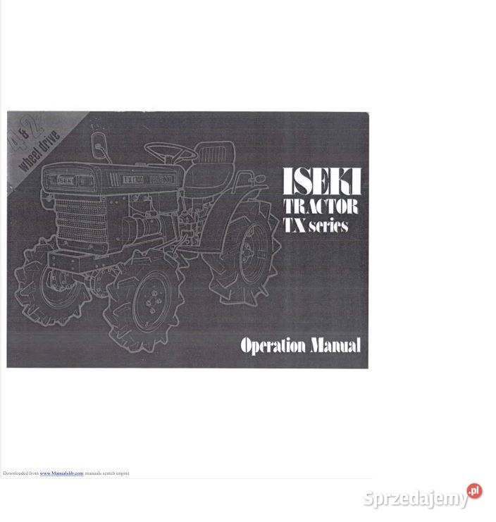 ISEKI TX1000 1000F 1300 1300F 1500 1500F Kielce