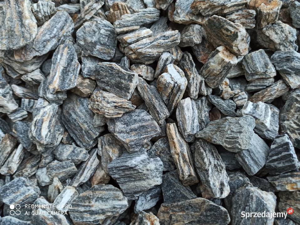 Kora Kamienna ozdobna Kamień w paski Grys śląskie Jaworzno