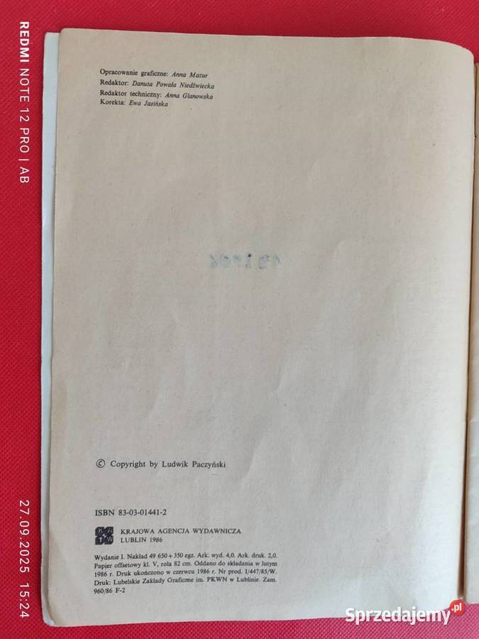 Zaginiony sztandar Ludwik Paczyński wyd 1 z 1986 Katowice