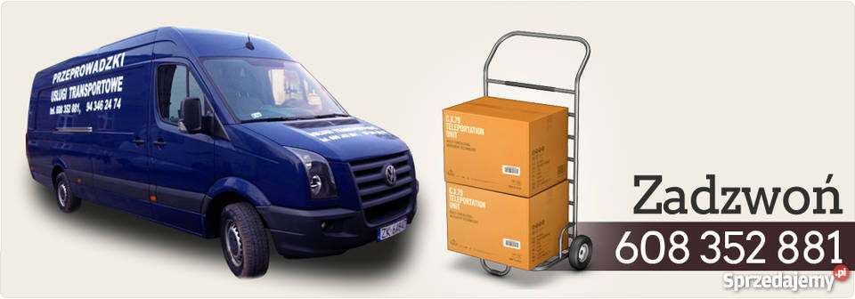 Przeprowadzki przewóz firm domów mieszkań mienia Koszalin