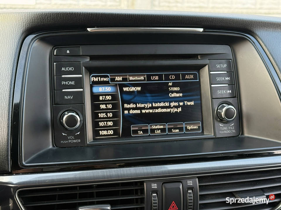 Mazda 6 20i 165 SkyActiveGRVMAluPDCSerwis III komputer pokładowy Węgrów