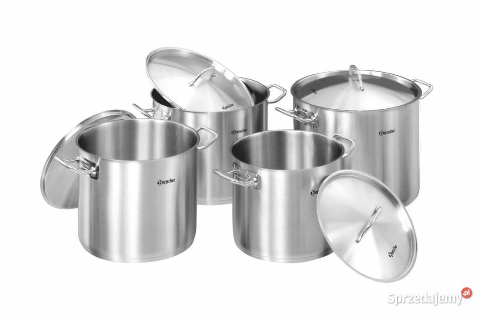Zestaw garnków z pokrywkami marki Bartscher Częstochowa