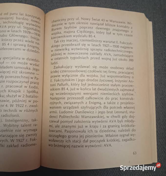 Władysław Kozaczuk Złamany szyfr Enigma Wyd MON Koźminek