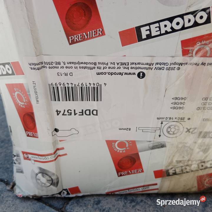 Tarcze hamulcowe DDF 1574 dostawcze podlaskie Bielsk Podlaski