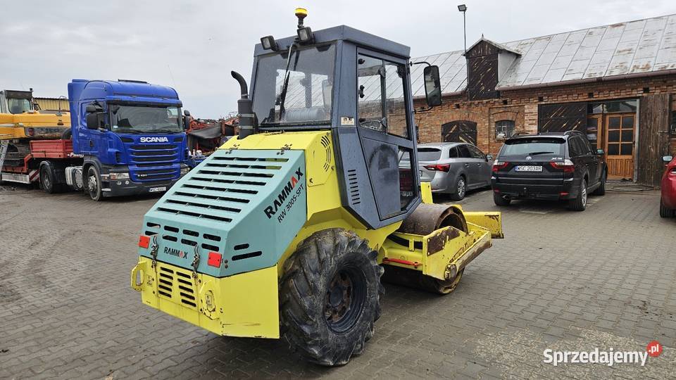 Walec Rammax RW3005SPT 35t kołekgładki pług nie Sochaczew