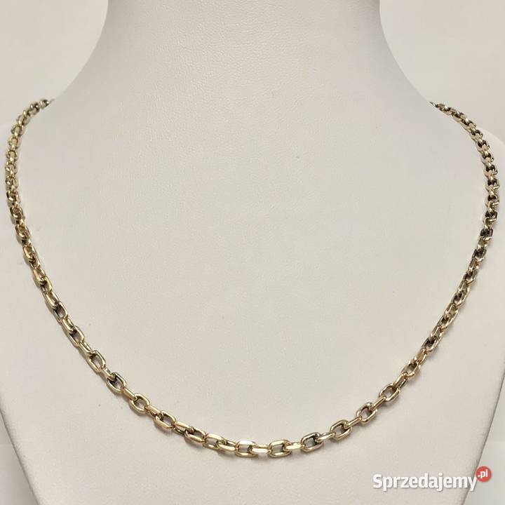 Złoty ŁAŃCUSZEK NASZYJNIK damski 585 14K kuty mazowieckie Warszawa
