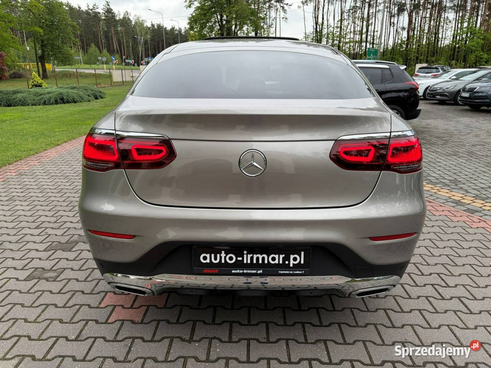 Mercedes GLC 200 Coupe Beżowe skóry Kamera tempomat mazowieckie Lipówki
