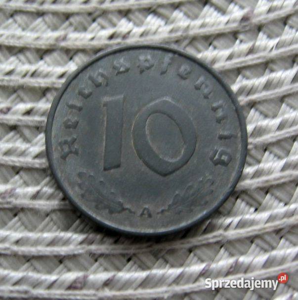 Niemcy 10 Reichspfennig 1942r A Kalisz