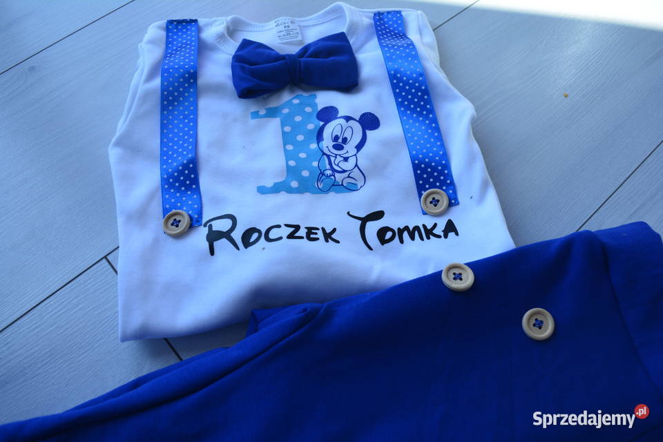 Komplet na roczek chłopiec urodziny p Waćmierz