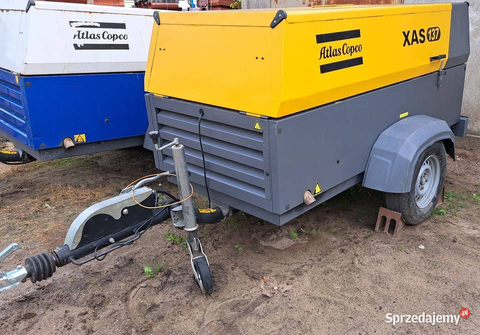 Kompresor sprężarka ATLAS COPCO XAS 137 KD 2015r Pozostałe Sitowiec