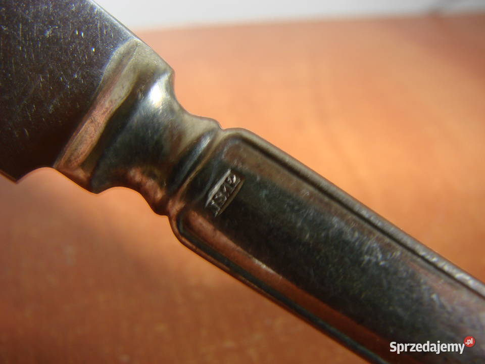 Svenskt Stal stary szwedzki nóż stołowy plater Pruszcz Gdański