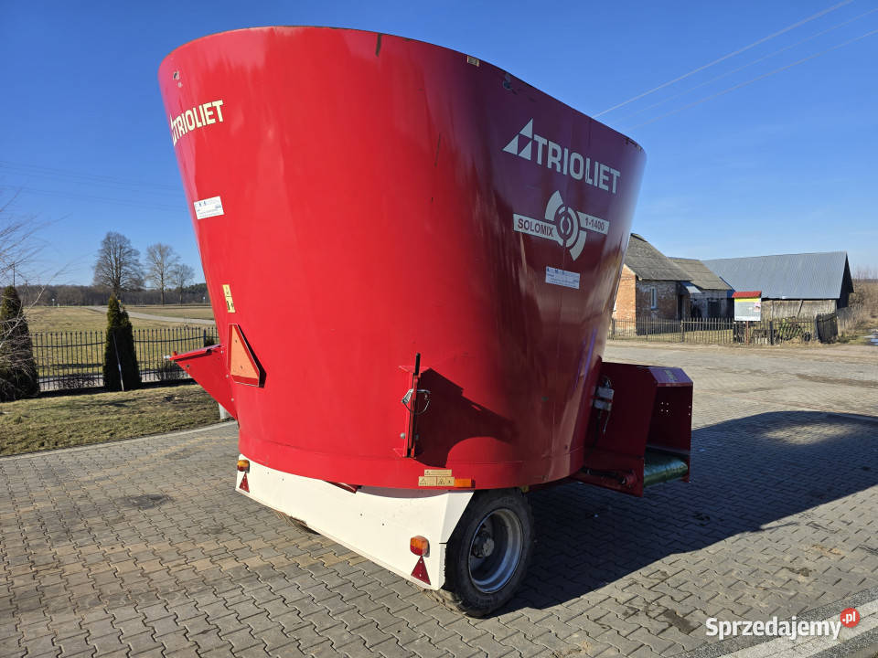 Wóz paszowy TRIOLIET SOLOMIX 11400 VLH 14 m3