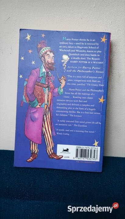 Harry Potter and the Philosophers Stone Pozostałe warmińsko-mazurskie Olecko sprzedam