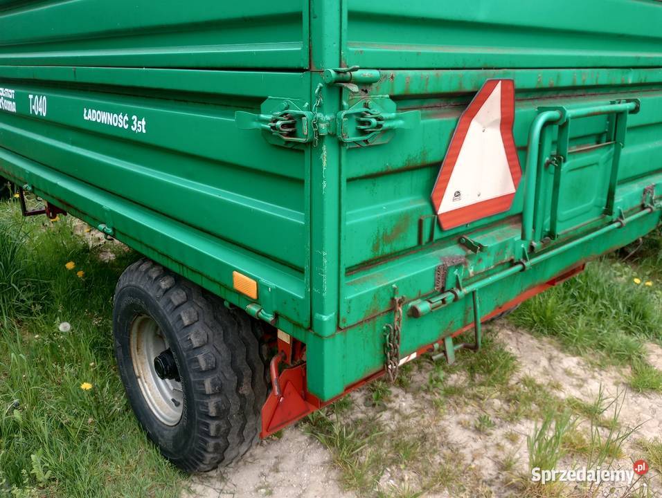 Przyczepa jednoosiowa warfama 35t Rolnictwo Skała