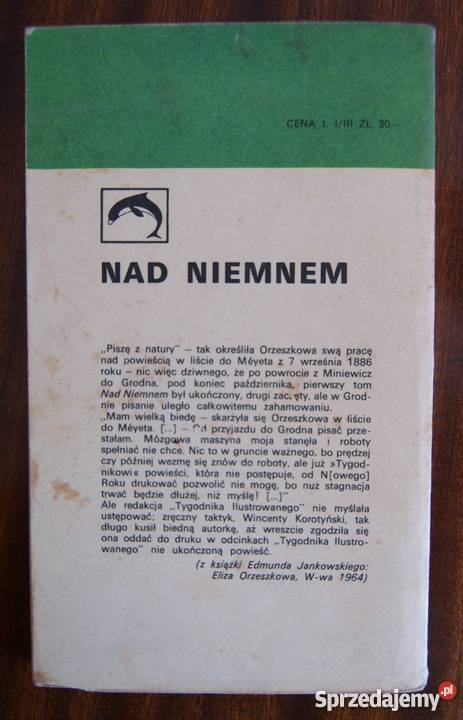 Eliza Orzeszkowa Niemnem t IIII Parczew