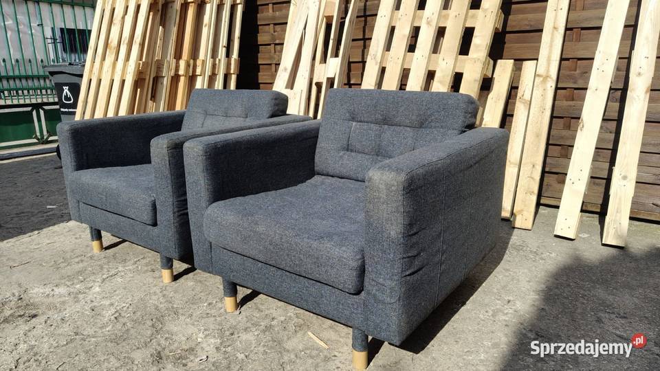 Fotel IKEA Landskrona ciemnoszary Dostępne 2 mazowieckie Warszawa