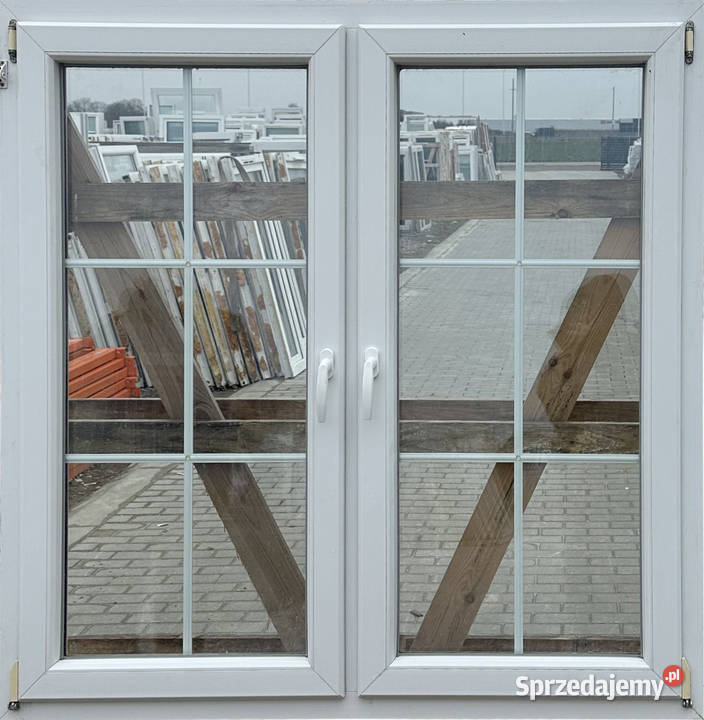 OKNA KacprzaK 148X146 OKNO Używane Plastikowe Okna ścienne