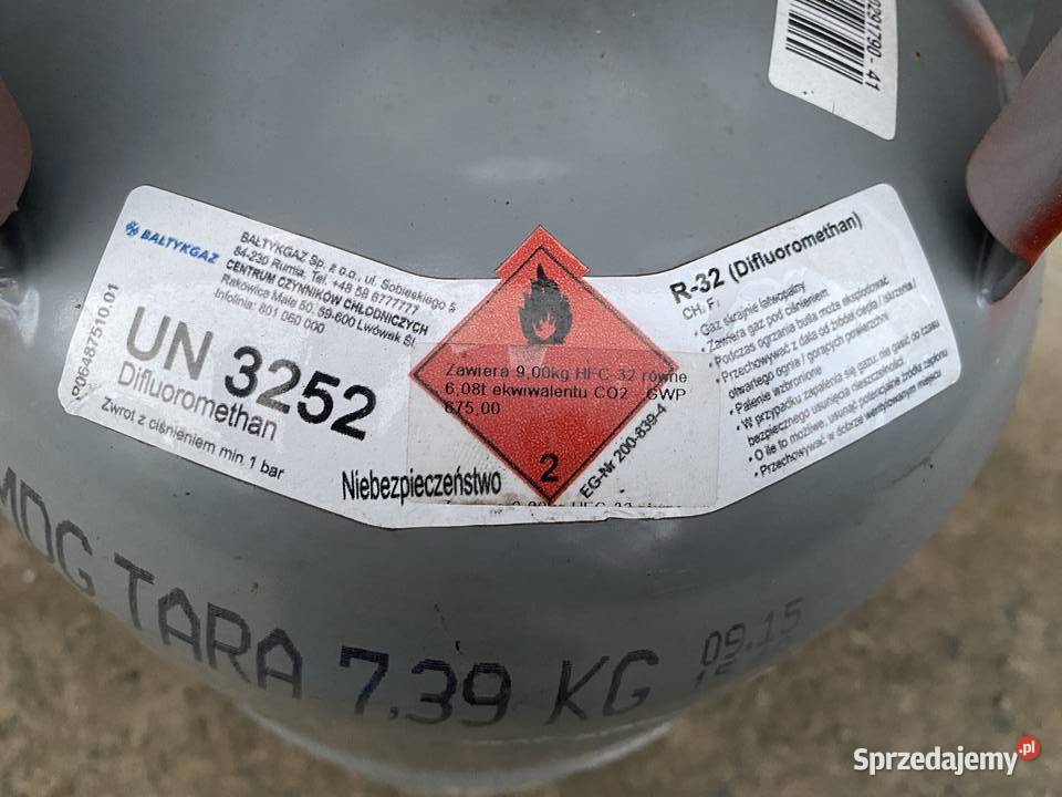 Czynnik chłodniczy do klimatyzacji R32 9 Z BUTLĄ Jelenia Góra