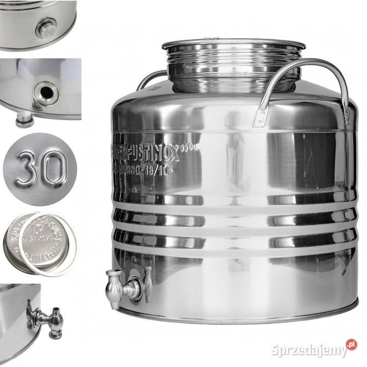 Hermetyczna Beczka ze stali nierdzewnej inox Gastronomia śląskie