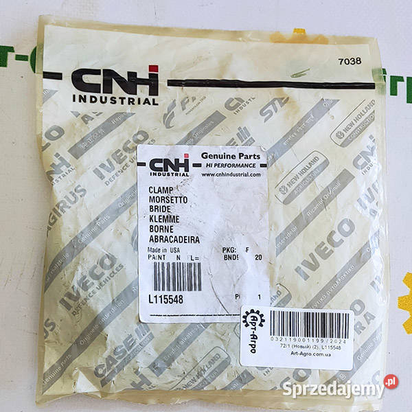 Zacisk CNH L115548 mazowieckie