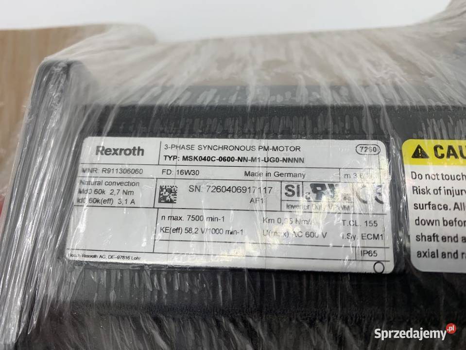 Rexroth MSK040C 0600 NN M1 UG0 NNNN Servomotor Warszawa