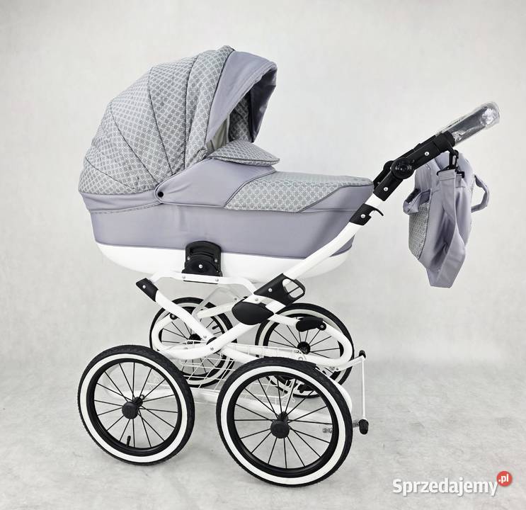 NOWY Wózek Dziecięcy Retro Lameiro zestaw 3w1 Głębokie Będzin