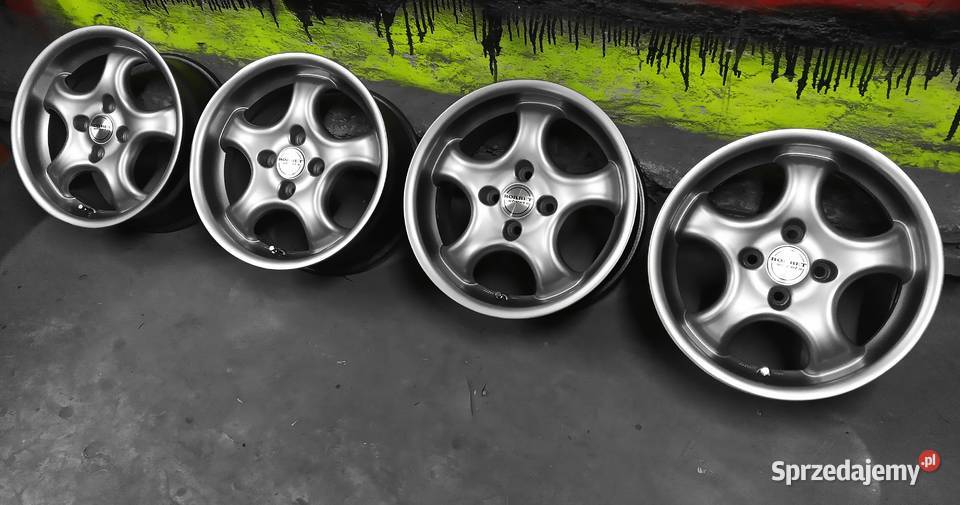 Felgi Alufelgi DEZENT T 15 4x100 VW Opel Fiat aluminiowe Zator