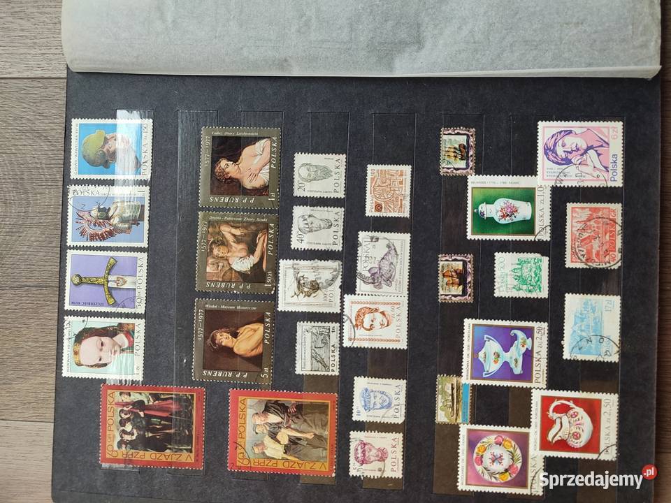 Klaser z znaczkami duży zestaw sprzedam