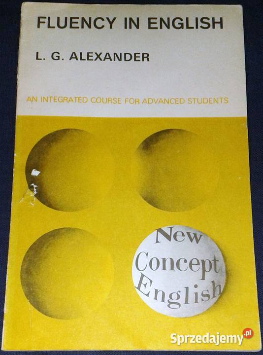 Fluency in English concept english L G Alexander Chełm